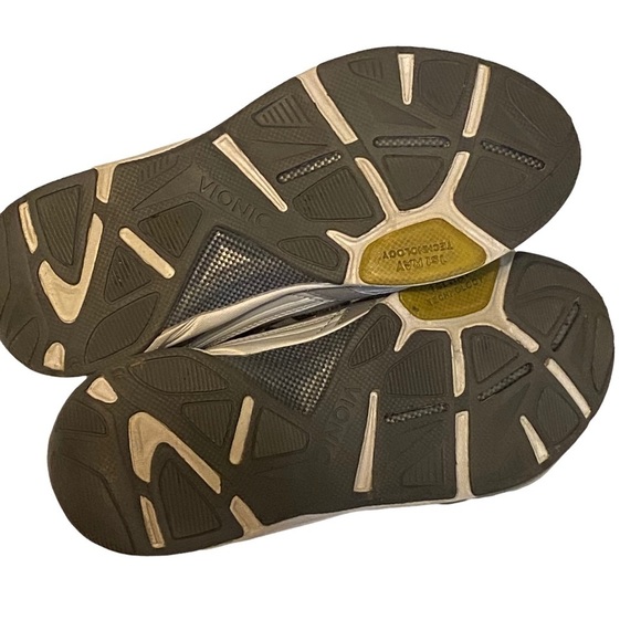 Vionic Kona Orthotic Running Shoes in Gray/Lime Size 7.5 - Picture 5 of 10